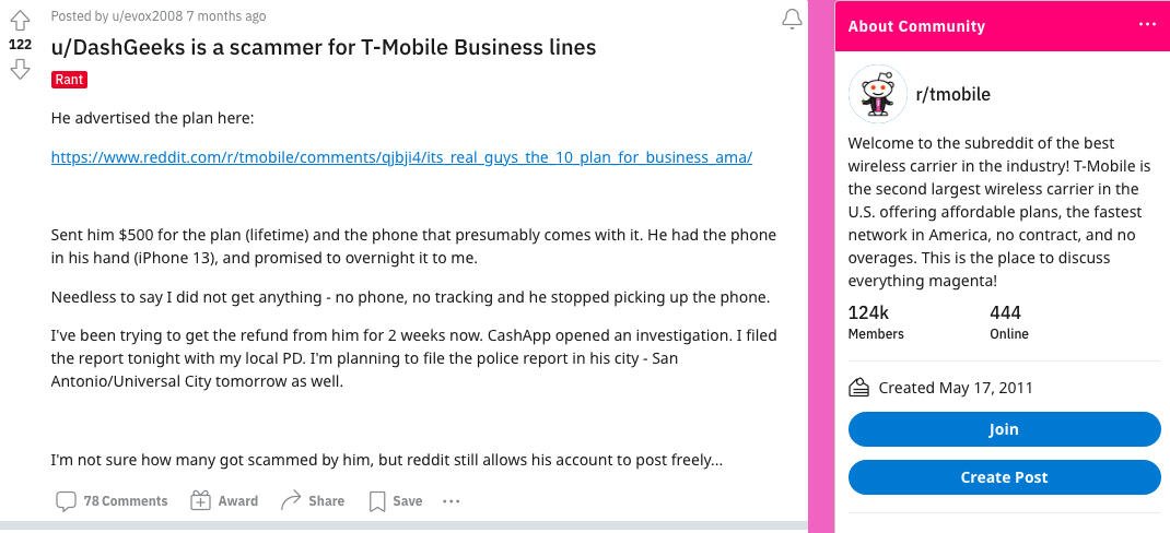 DashGeeks Reddit scam DashGeeks Reddit scam